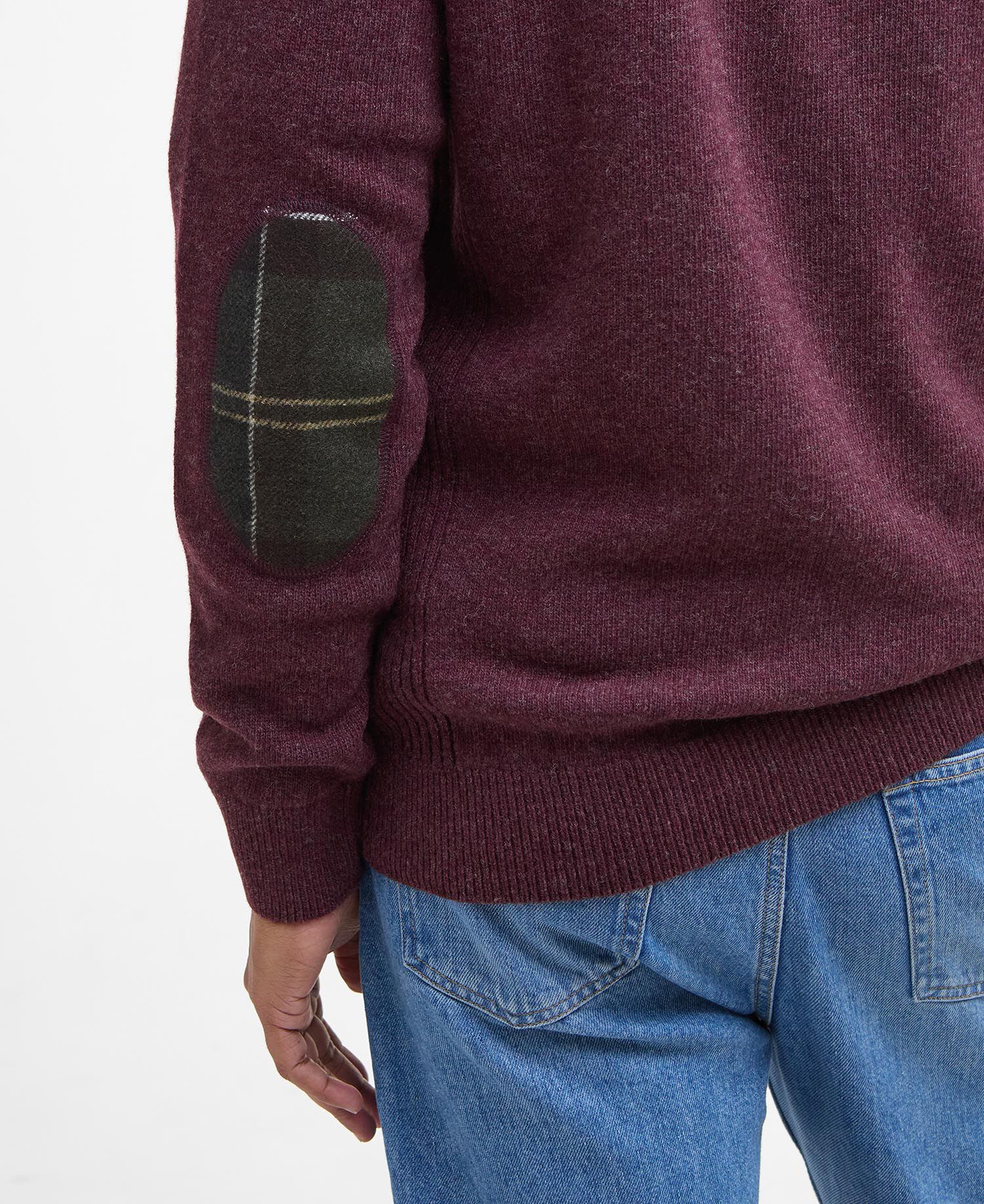 Holden Quarter-Zip Jumper Ruby Marl