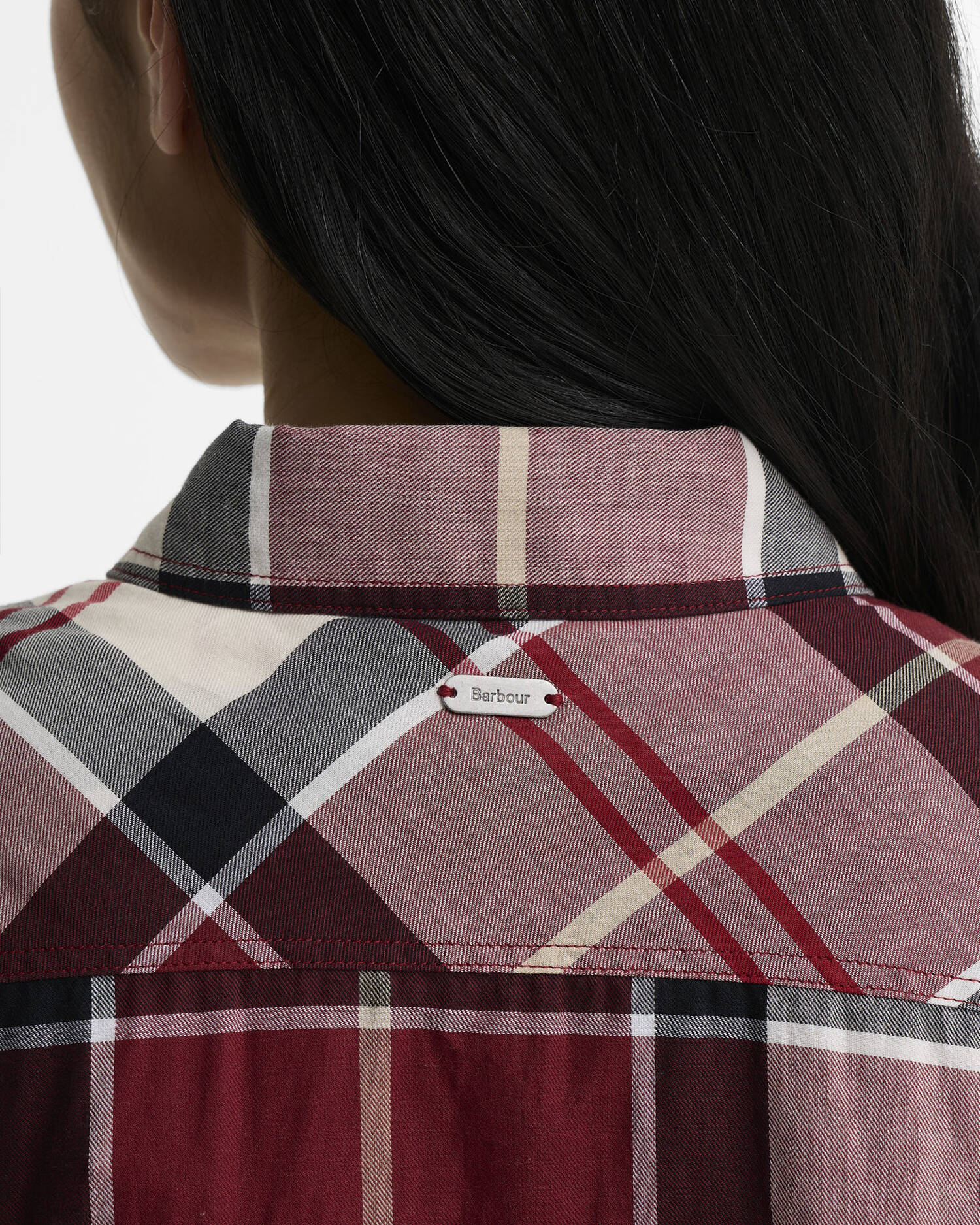 Bredon Regular Long-Sleeved Shirt Lt Cardinal Tartan image number 4