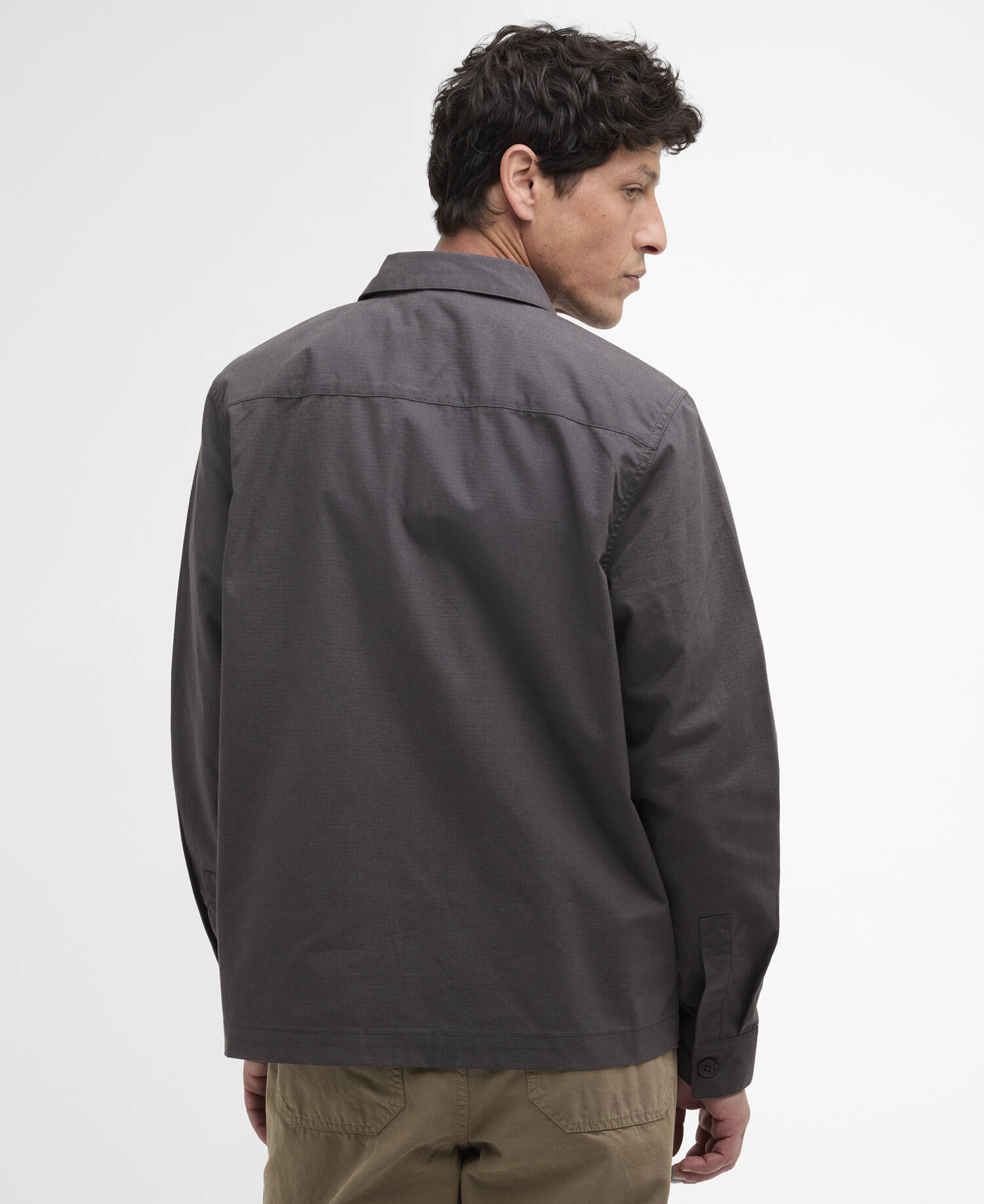 Crail Wax Ripstop Overshirt Asphalt image number 2