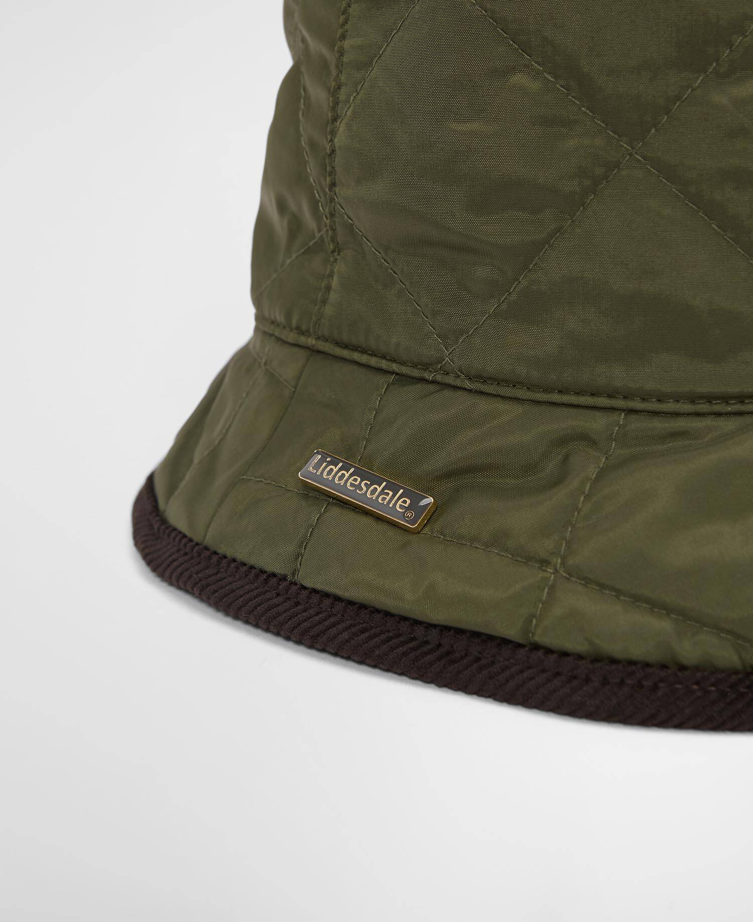 Liddesdale Reversible Bucket Hat Olive/Shadow Classic Tartan image number 1