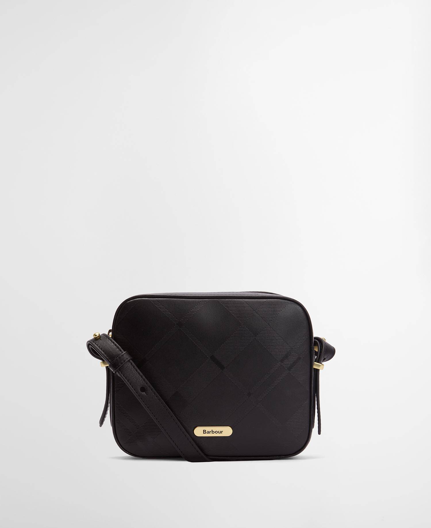 Ledertasche Daphne Crossbody Black/ Deboss Tartan image number 0