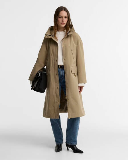 Stevie Waterproof Jacket Lt Trench/Birchwood Dress