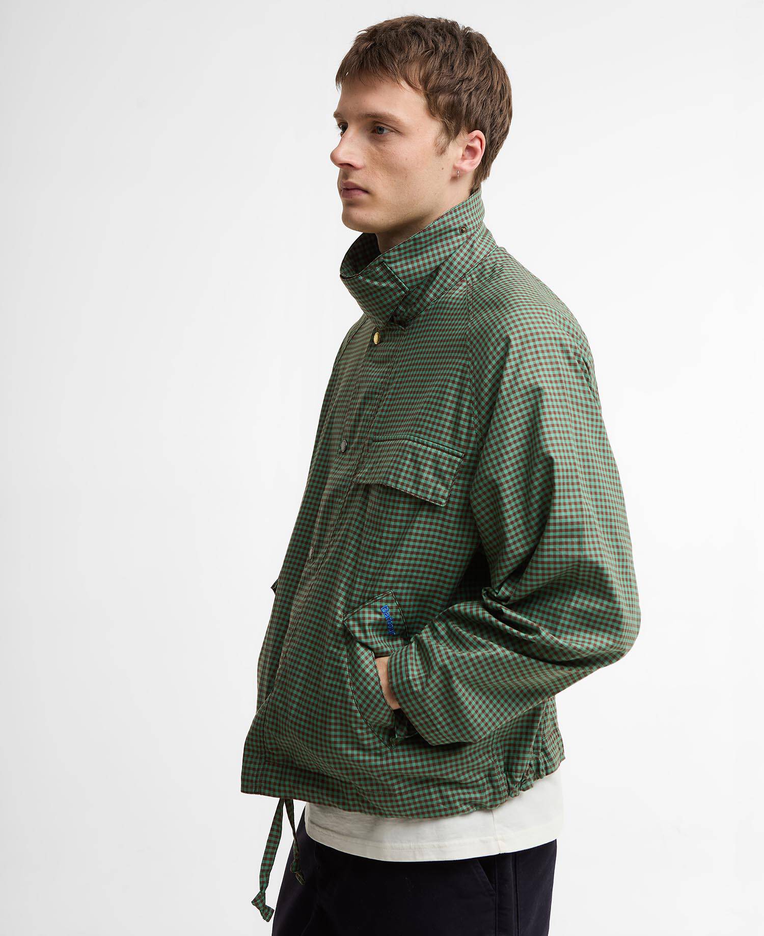 Paul Smith Loves Barbour Transport Casual Jacket Green/Brown image number 5