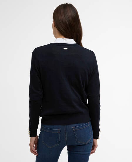 Pullover Clover Rundhalsausschnitt Navy
