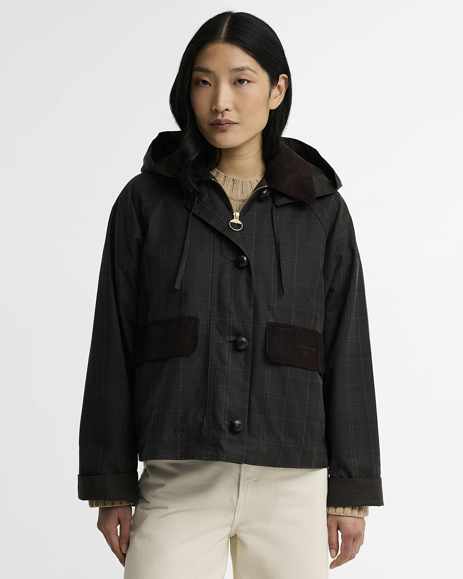 Barbour Wachsjacke Adina Checked Classic Tartan image number 0