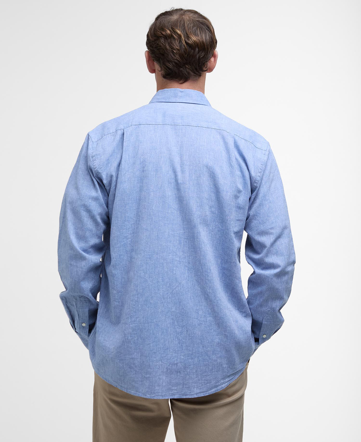 Nelson Regular Long-Sleeved Shirt Classic Blue