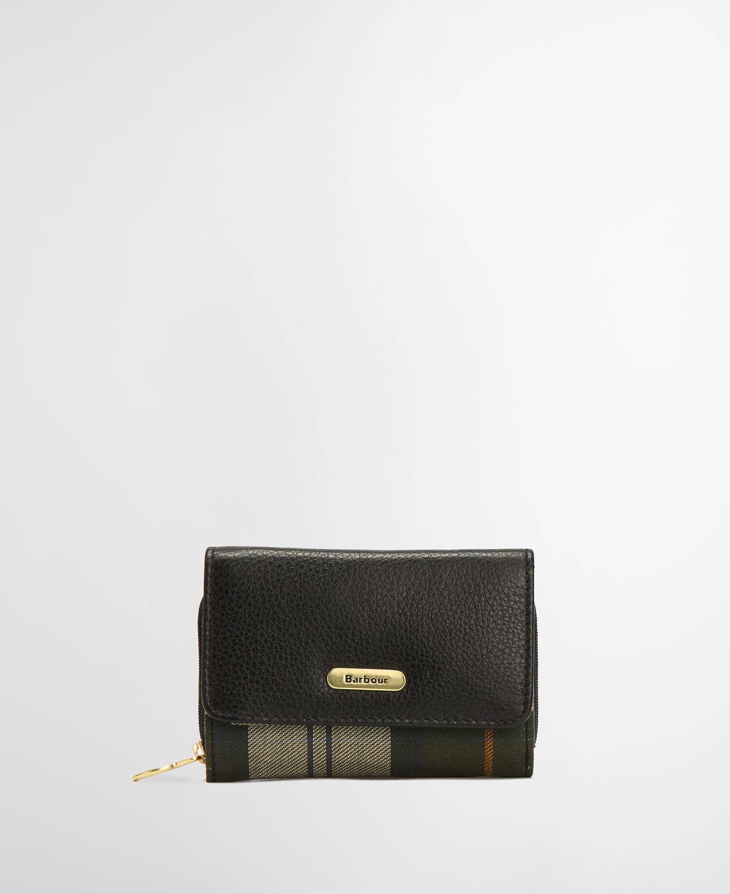 Rosa Leather French Purse Black/Ancient image number 0