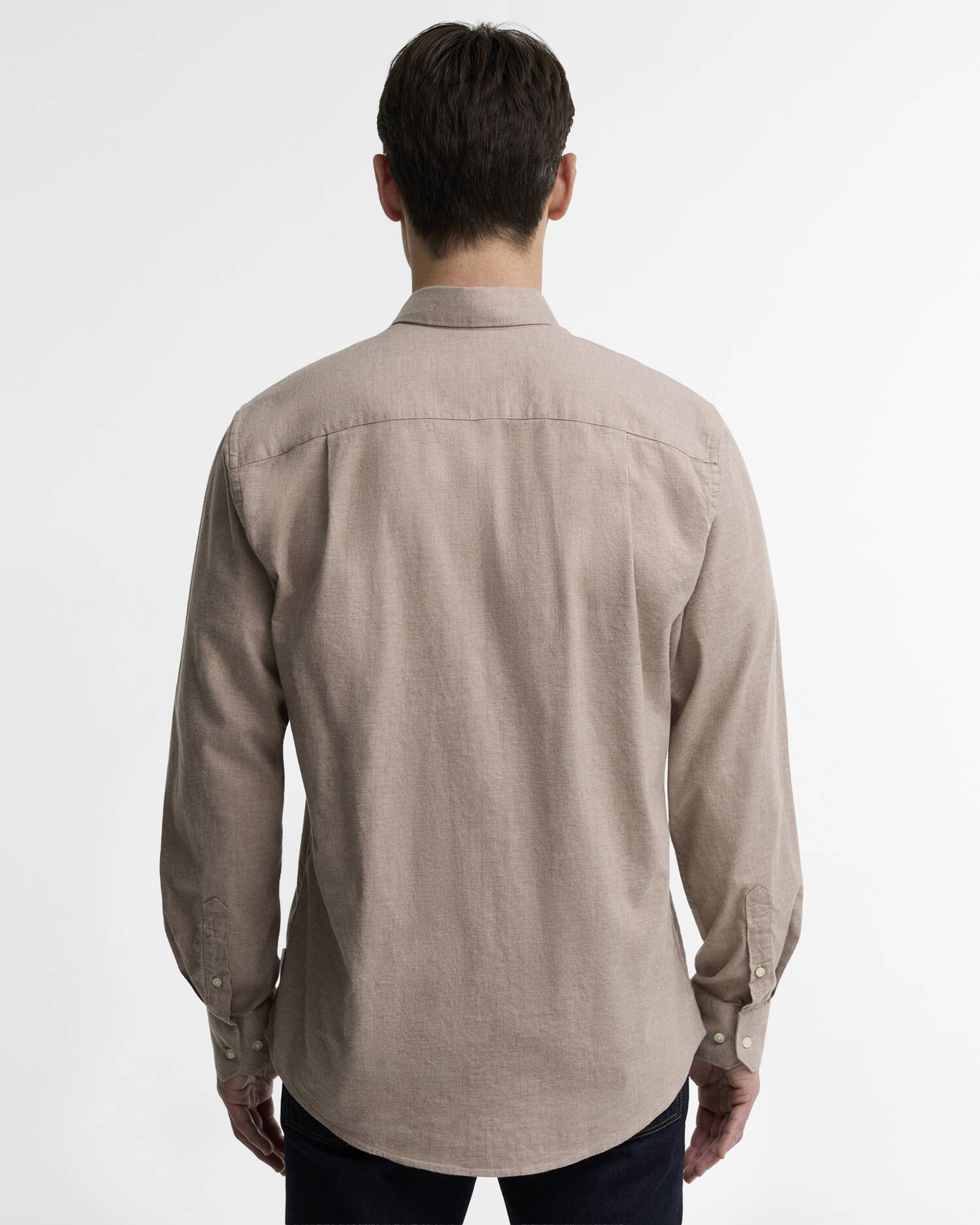 Aukside Regular Shirt Stone Marl image number 2