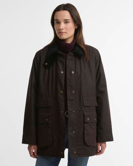 Modern Border Waxed Jacket Rustic/Muted