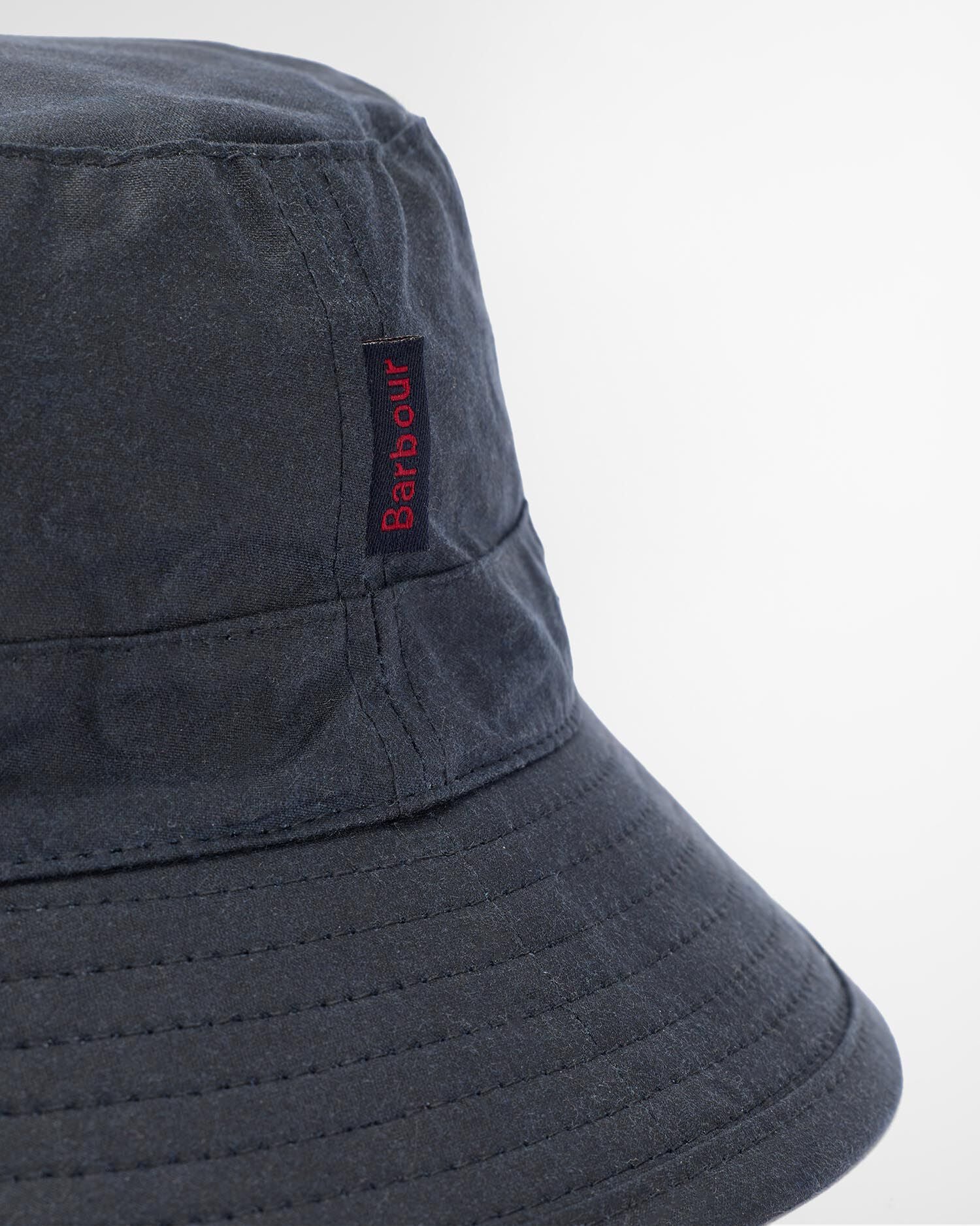 Waxed Bucket Hat Classic Navy