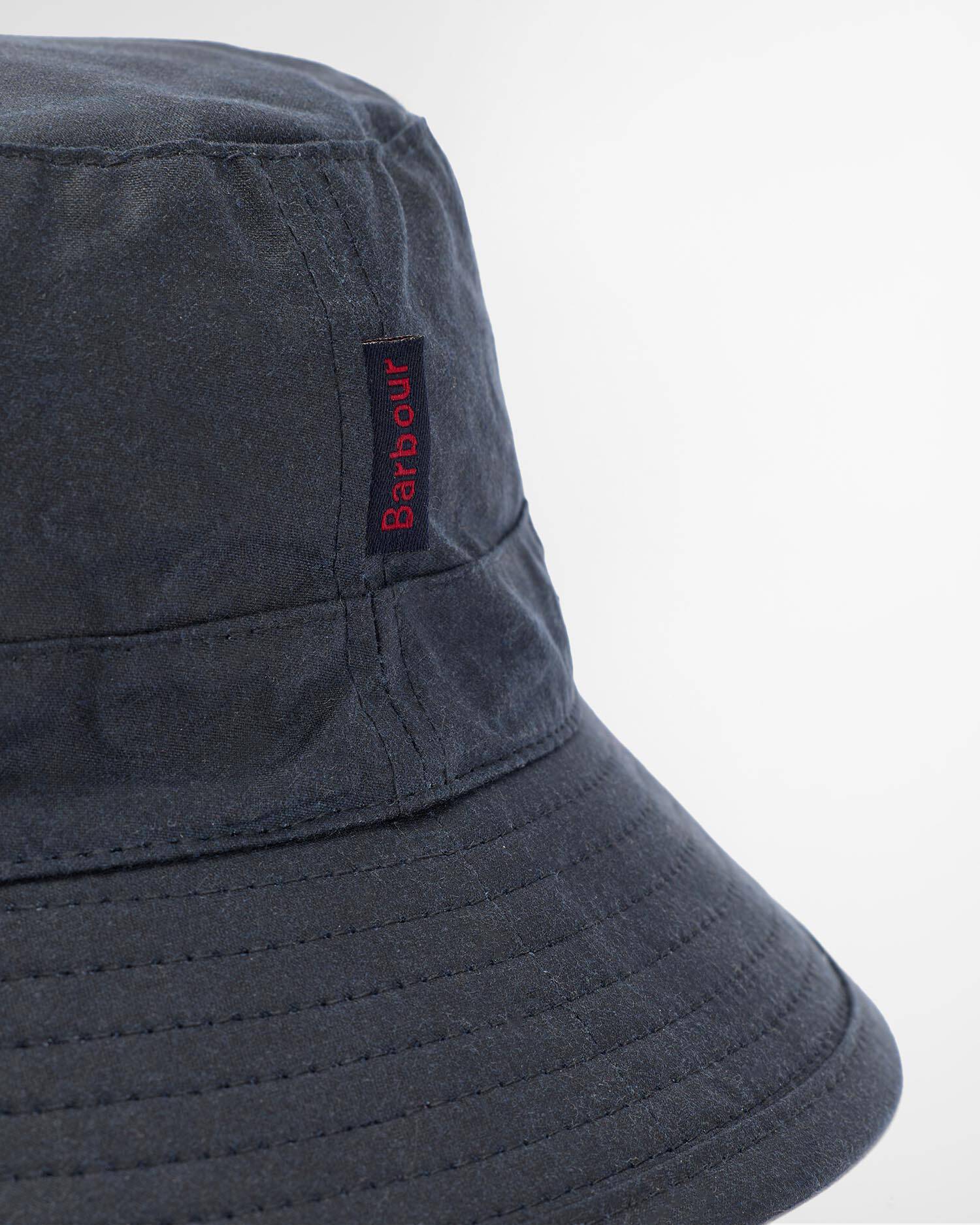 Waxed Bucket Hat Classic Navy image number 3