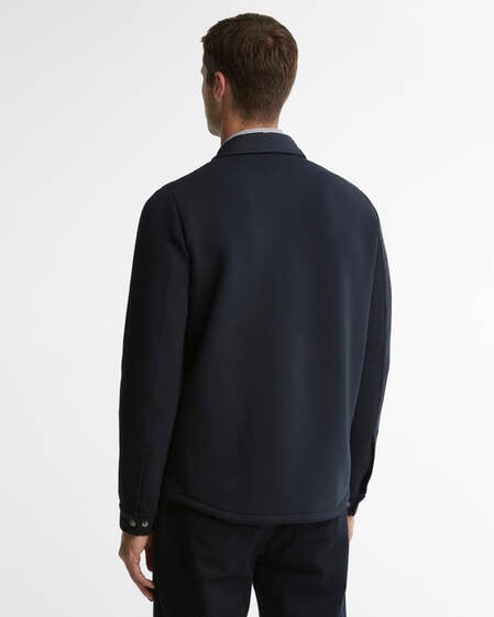 Knowle Quilted Sweatshirt Dark Navy