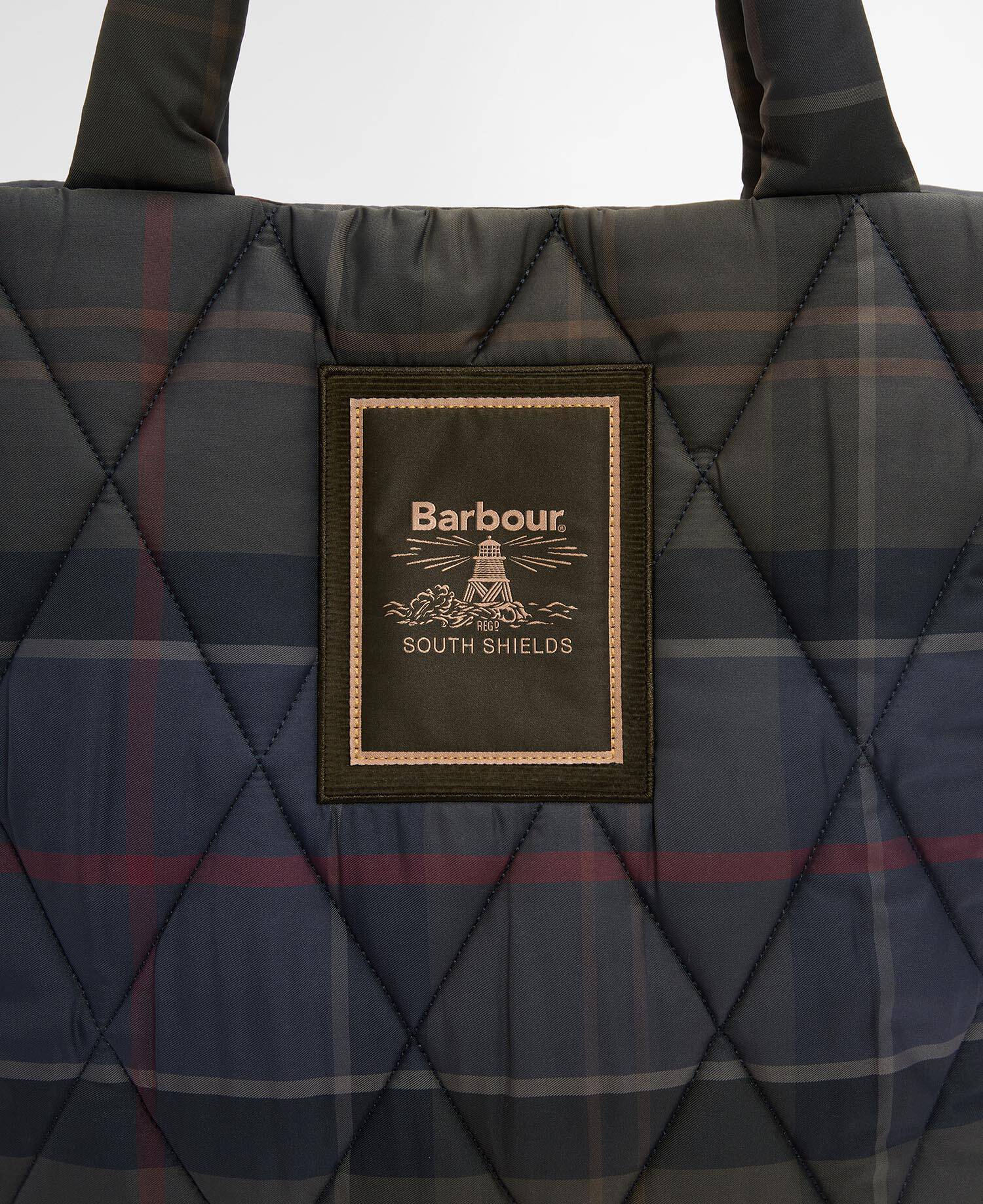 Tartan Arlene Quilted Tote Bag Shadow Classic Tartan image number 4