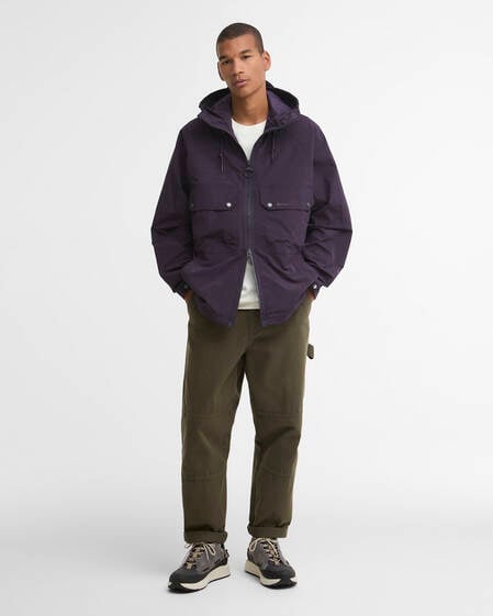 Re-Engineered Trows Showerproof Jacket Grape