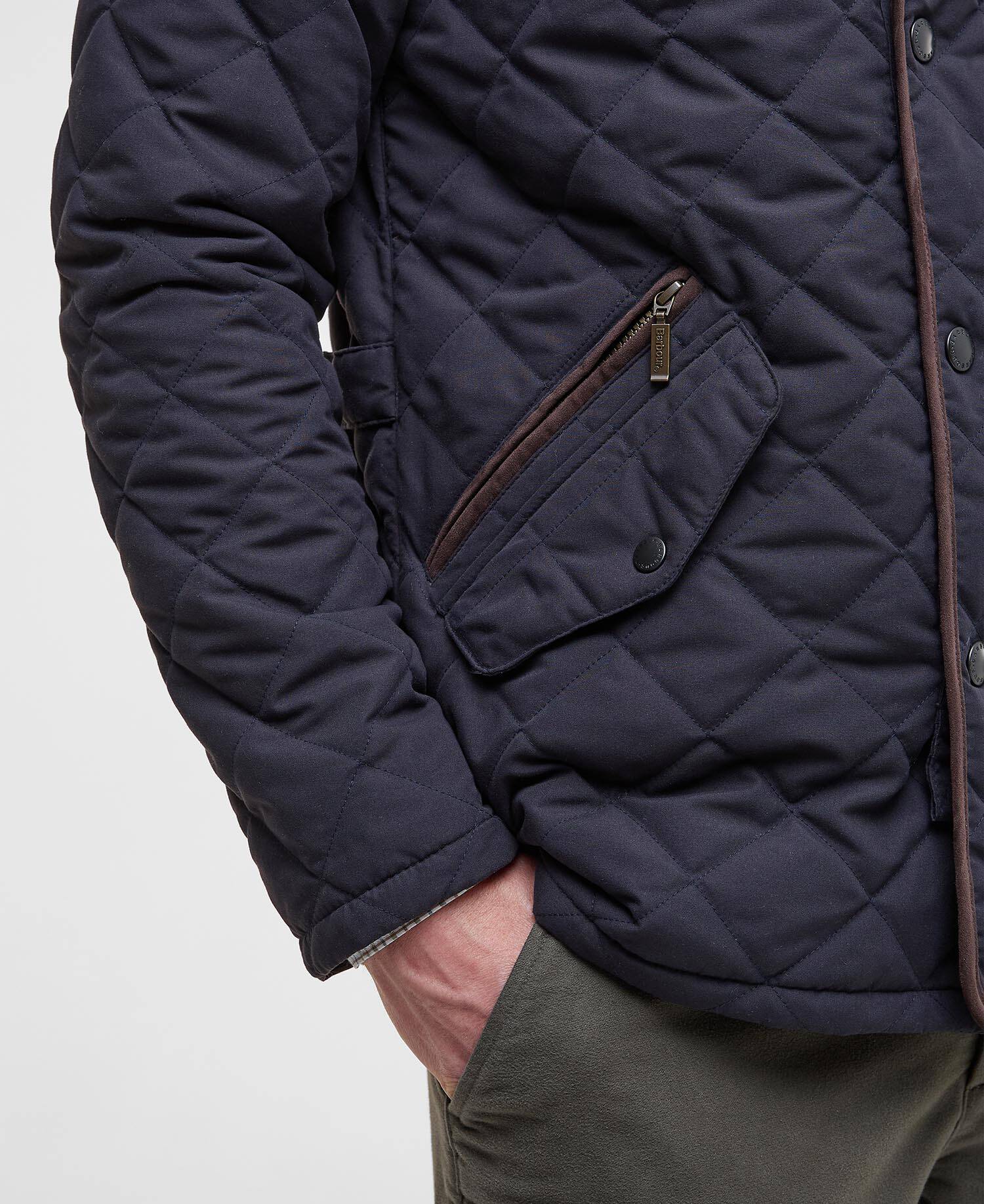 Shoverler Quilted Jacket Classic Navy image number 5