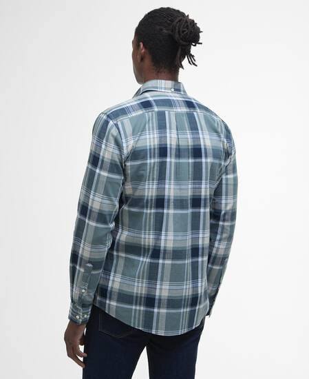 Kidd Tailored Long-Sleeved Shirt Vintage Teal