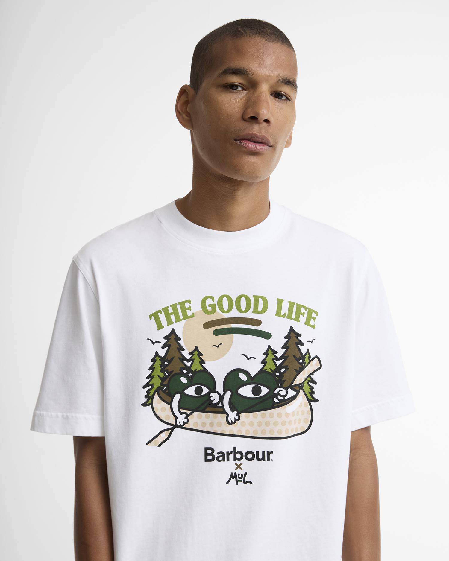 Barbour x Mul Good Life Relaxed T-Shirt White image number 3