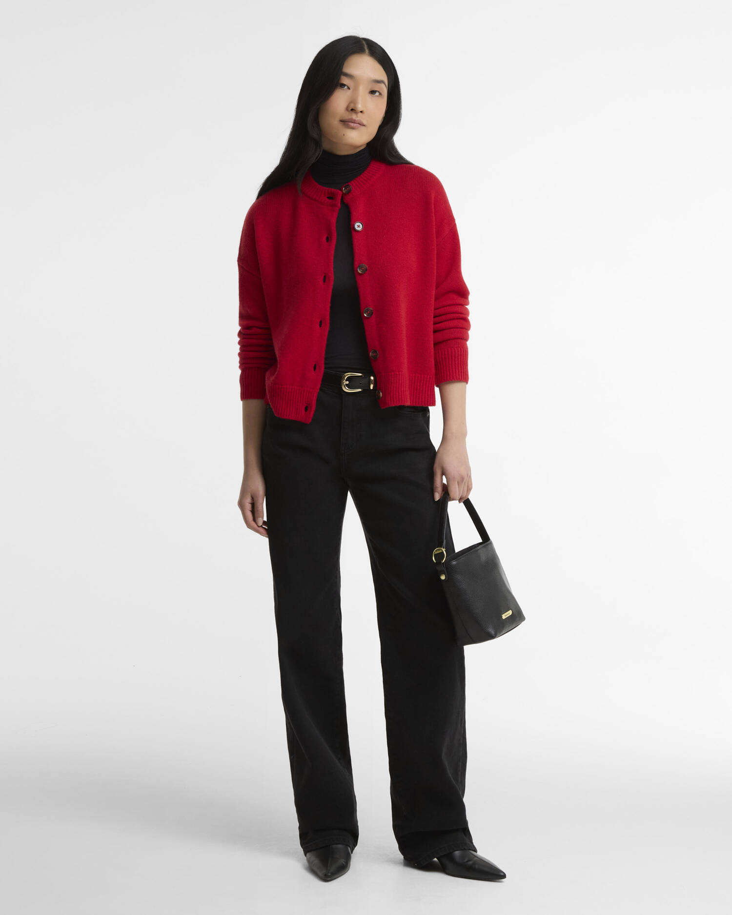 Woodhouse Wool-Blend Cardigan Crimson image number 1