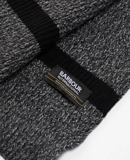 Boston Beanie & Scarf Gift Set Black/Grey