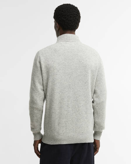 Maglione con mezza zip in lana d'agnello Essential 
