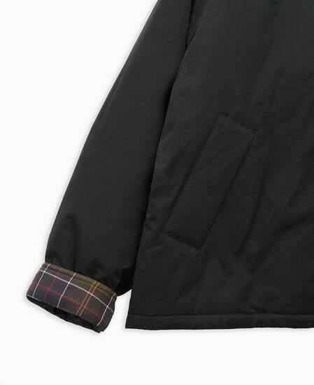 Oversized Padded Transport Jacket Black