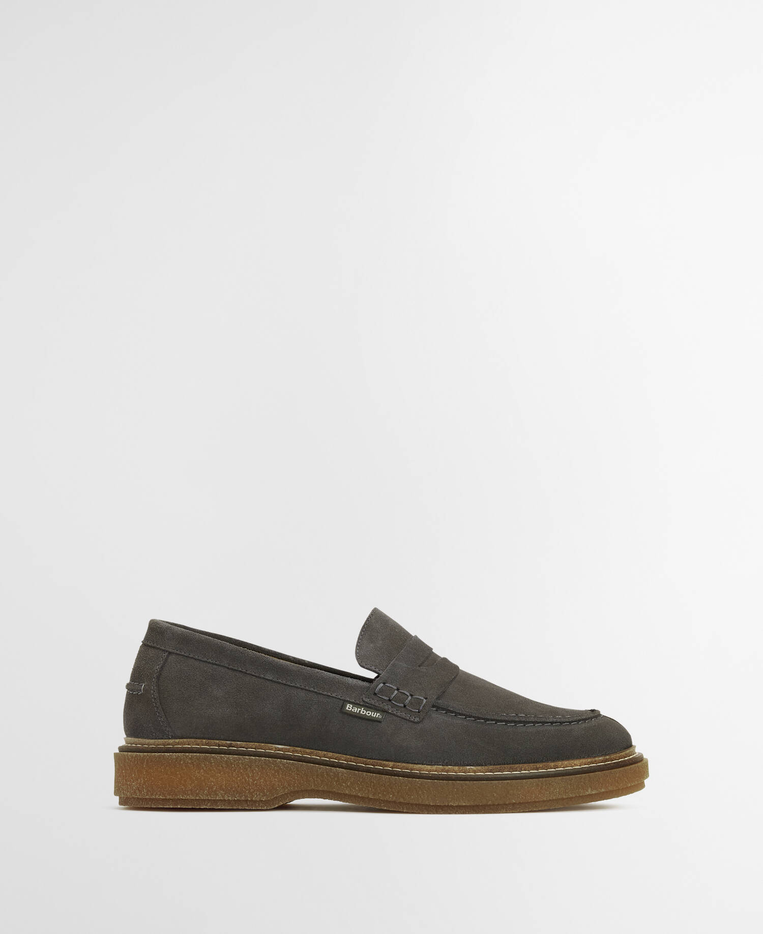 Blare Suede Loafers Slate Grey Suede image number 0