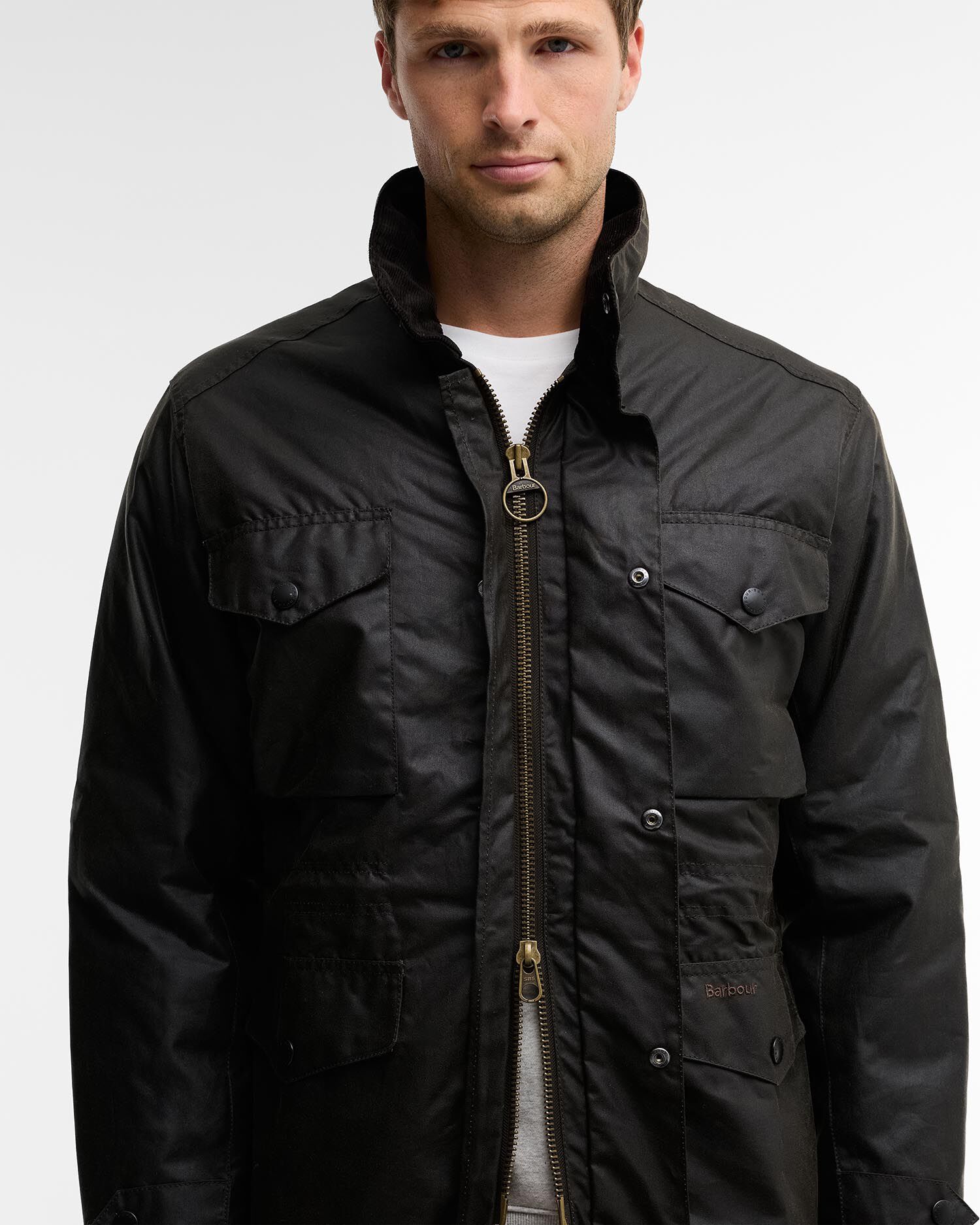 Sapper Waxed Jacket Olive-Classic