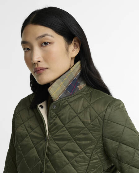 Deveron Polarquilt Jacket Olive-Pearl
