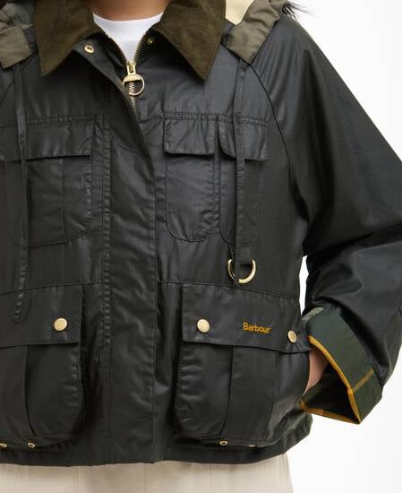 Wachsjacke Liza Fern/Ancient
