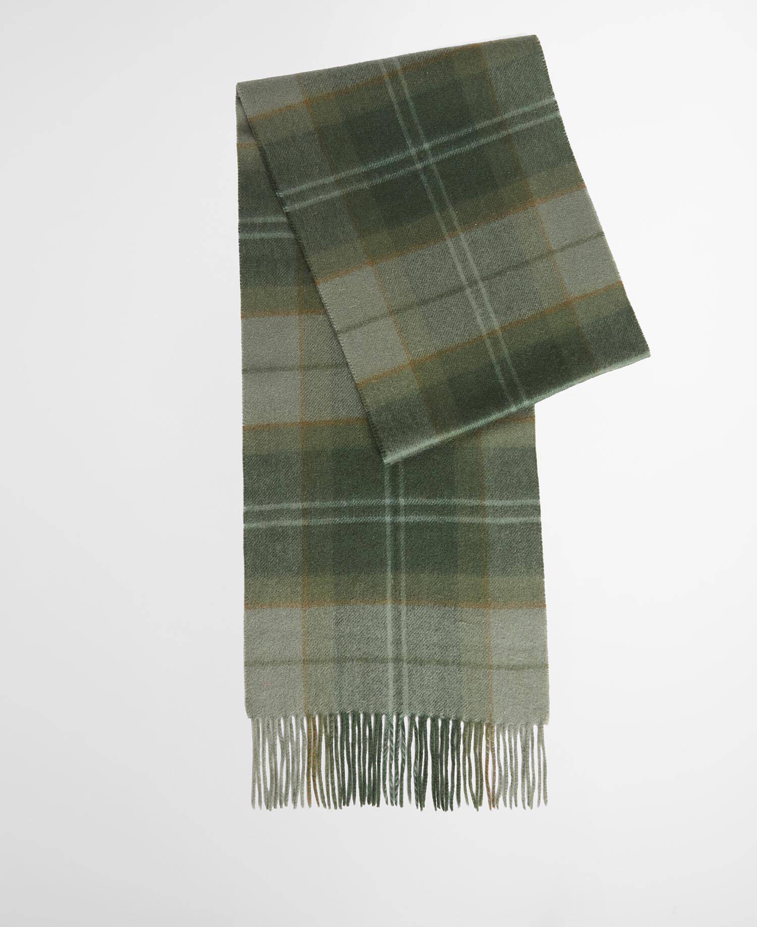 Barbour Schal Mineral Tartan aus Woll-Kaschmir-Mix Pine Glen image number 0
