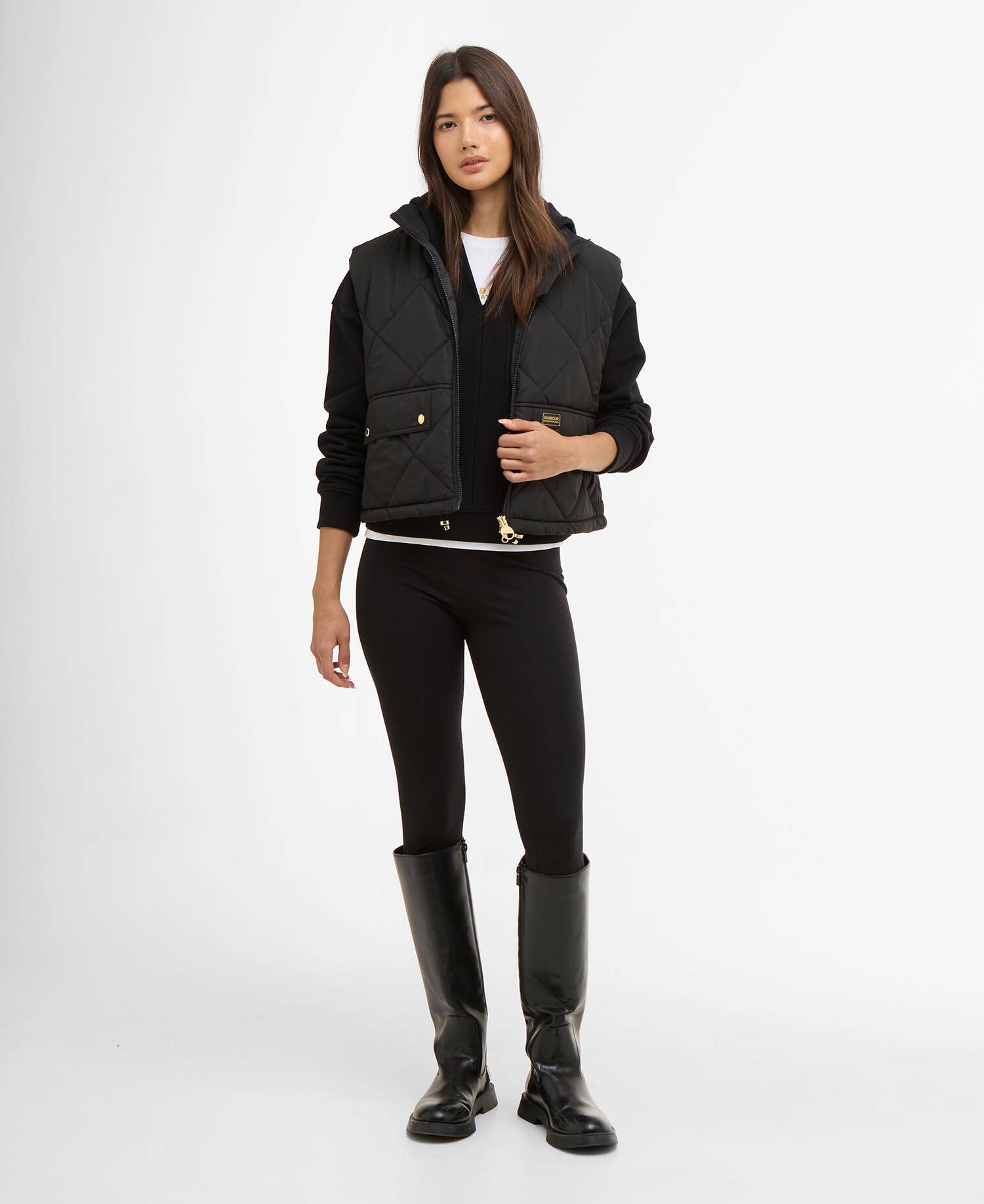 Nia Gilet Black image number 1