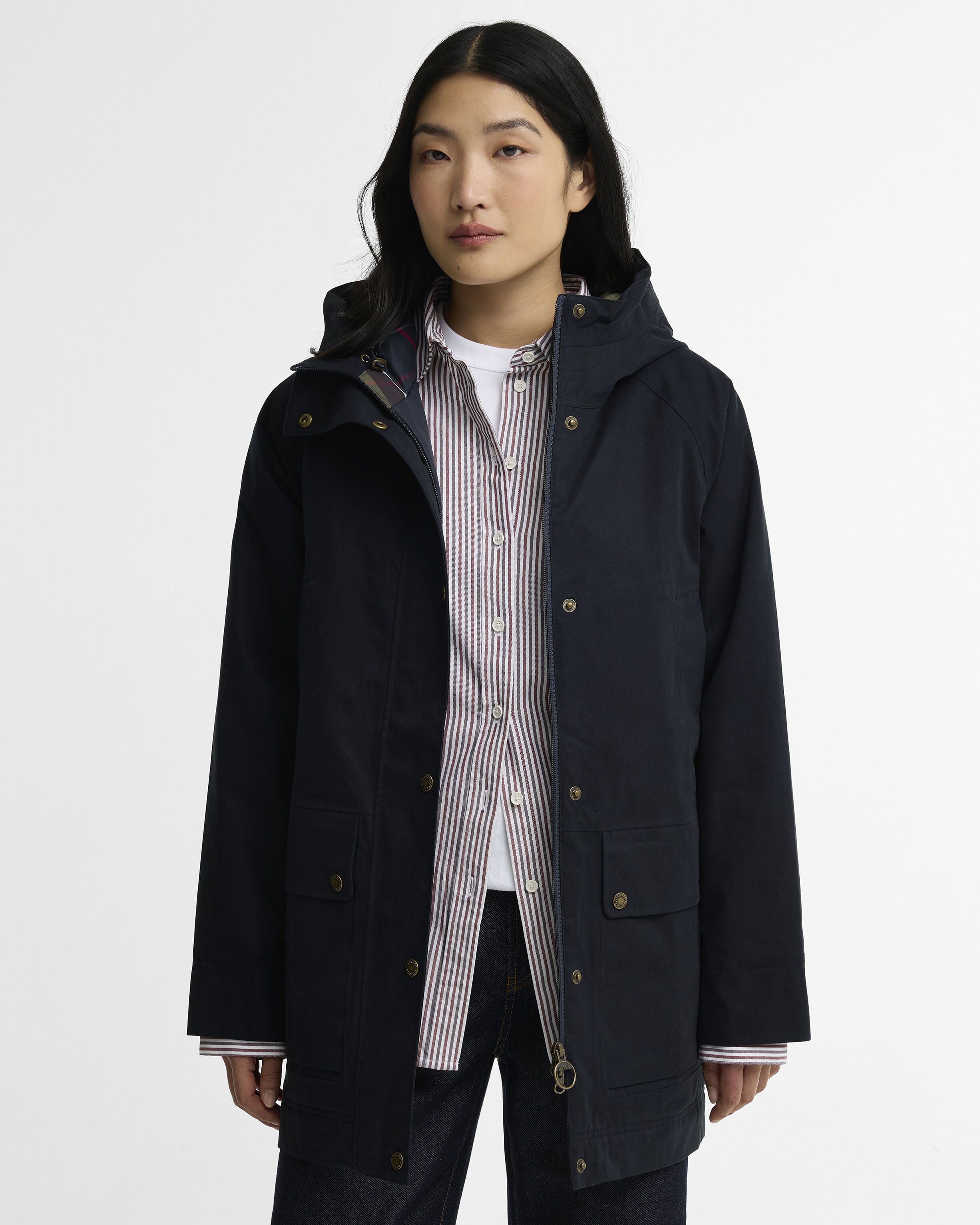Winter Beadnell Waterproof Jacket Deep Navy/Classic