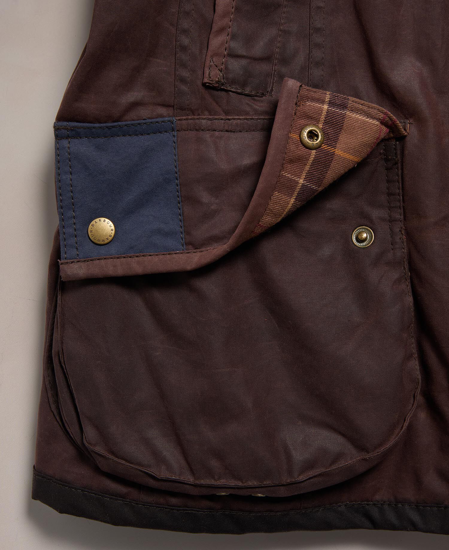 Barbour Re-loved Women's Beadnell Waxed Jacket - Size 12 Rustic