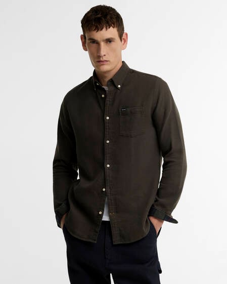 Buckley Tailored Long-Sleeved Shirt Sage