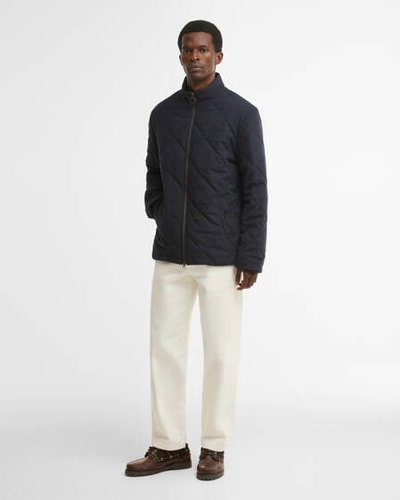 Corden Quilted Jacket Dark Navy