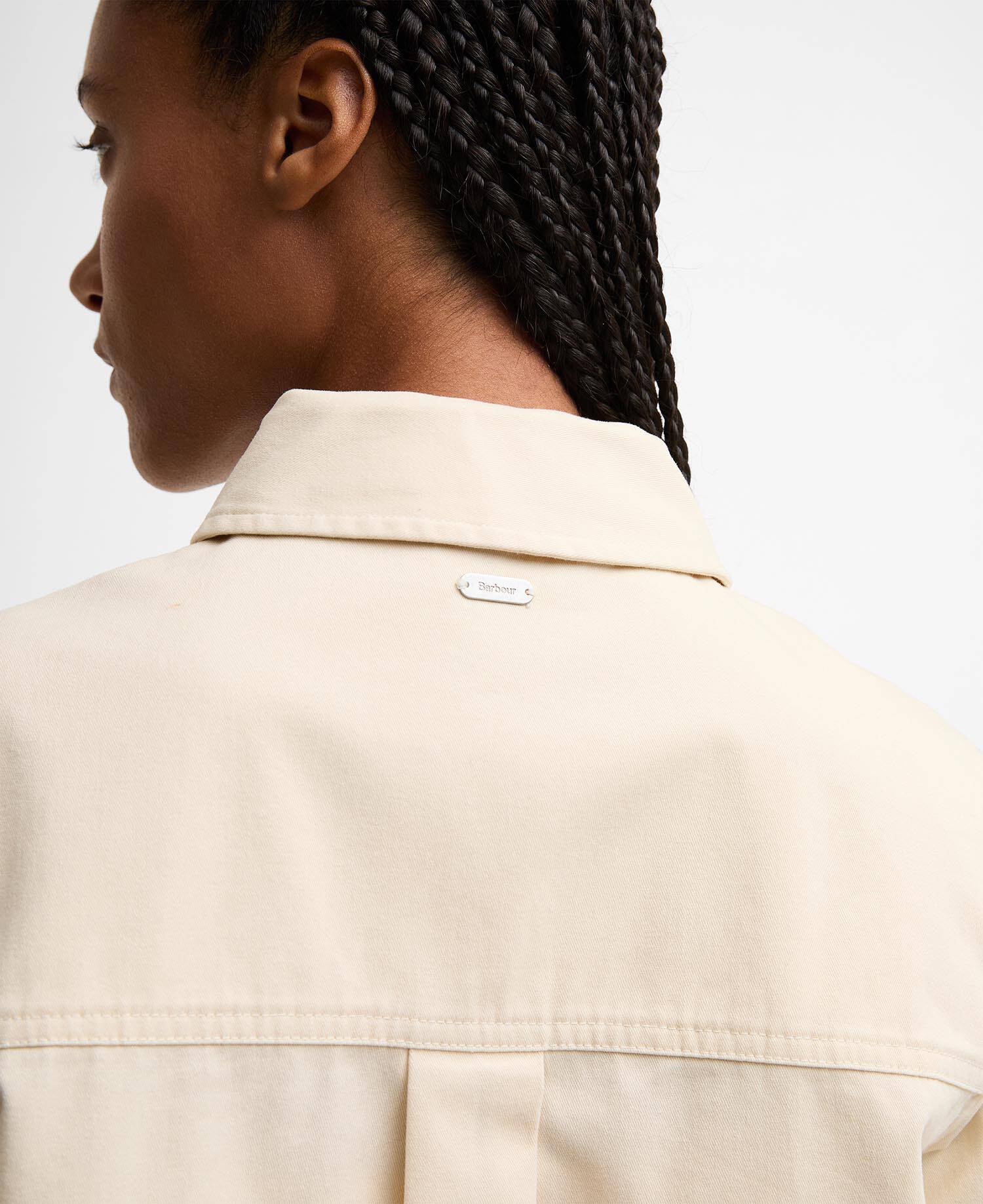 Aylesby Boxy Short-Sleeved Shirt Original Ecru image number 4