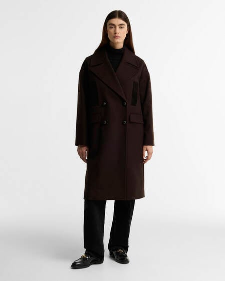 Vivian Wool Coat Rustic/Shadow Classic