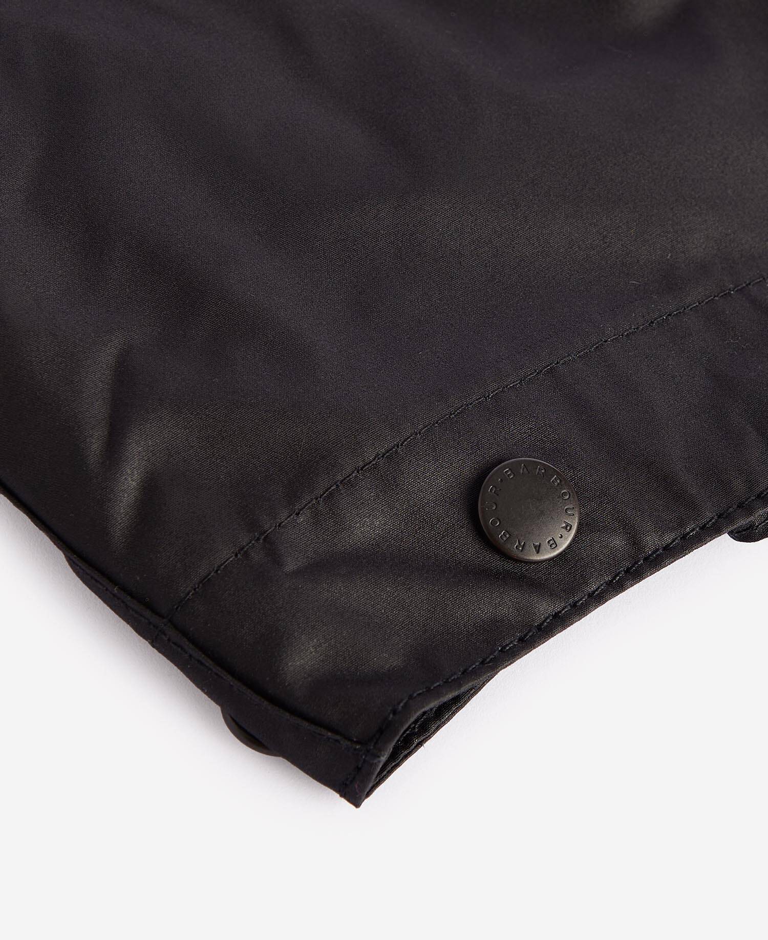 Lightweight Waxed Hood Classic Black image number 1