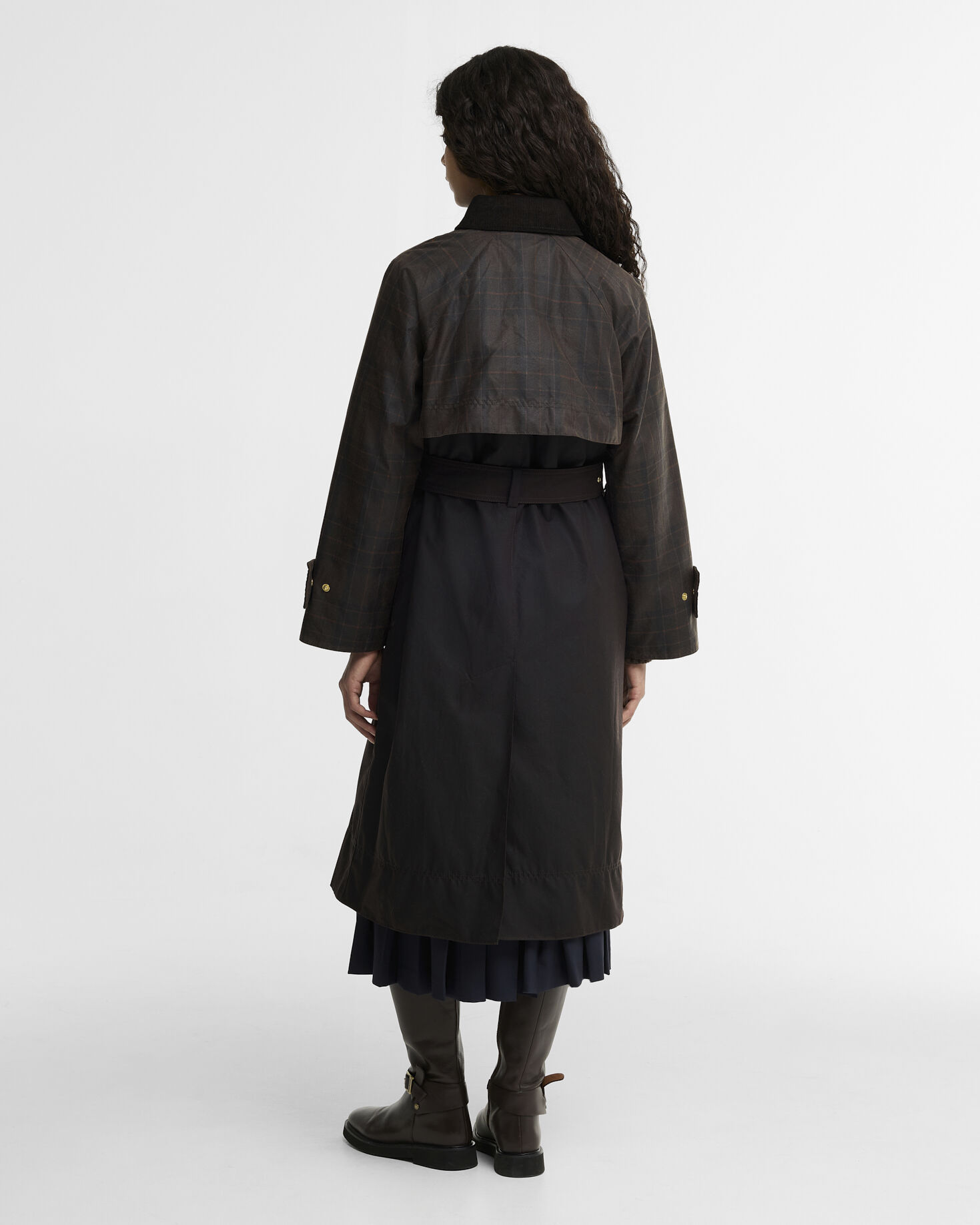 Trench cerato Elva Rustic/Muted/Mixed Tartan