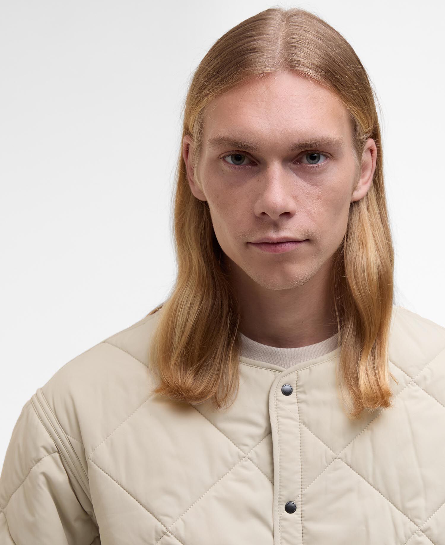 Barbour x Kaptain Sunshine Quilted Liner Clay