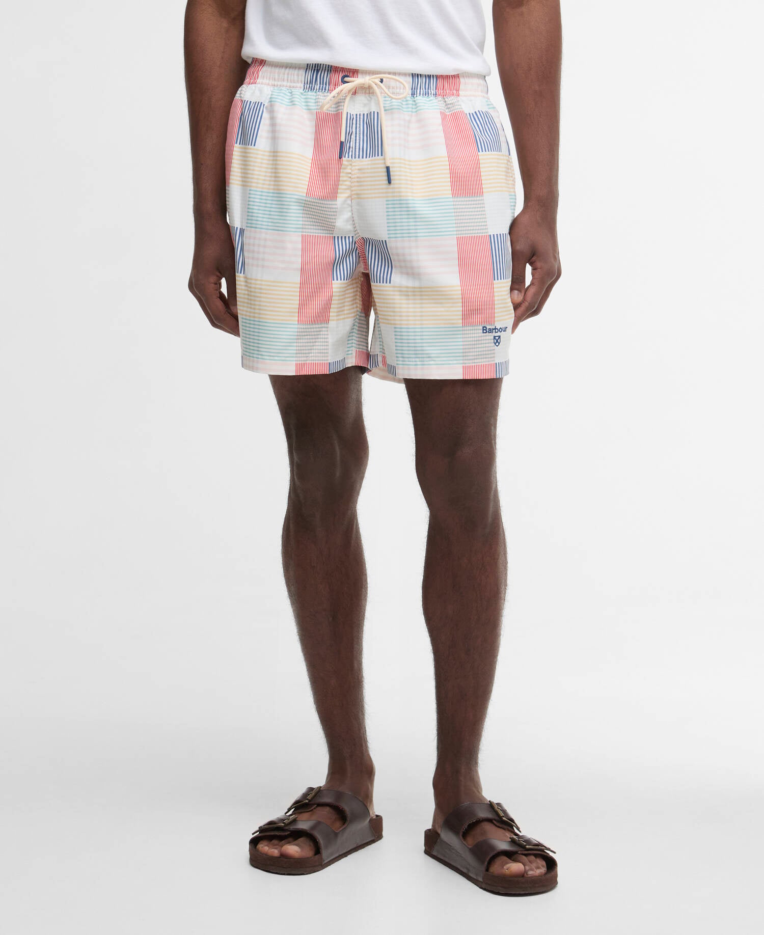 Patch Swim Shorts Red image number 1