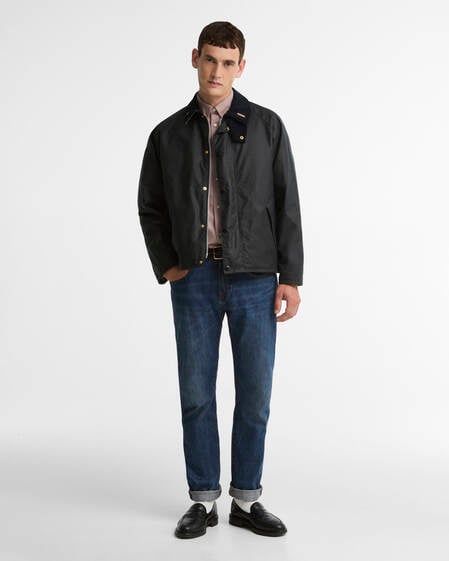 Giacca cerata Transport Icons Navy