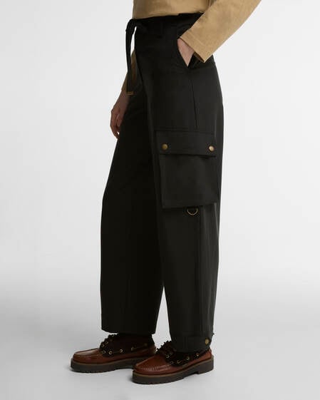 Sandra Tapered Trousers Black