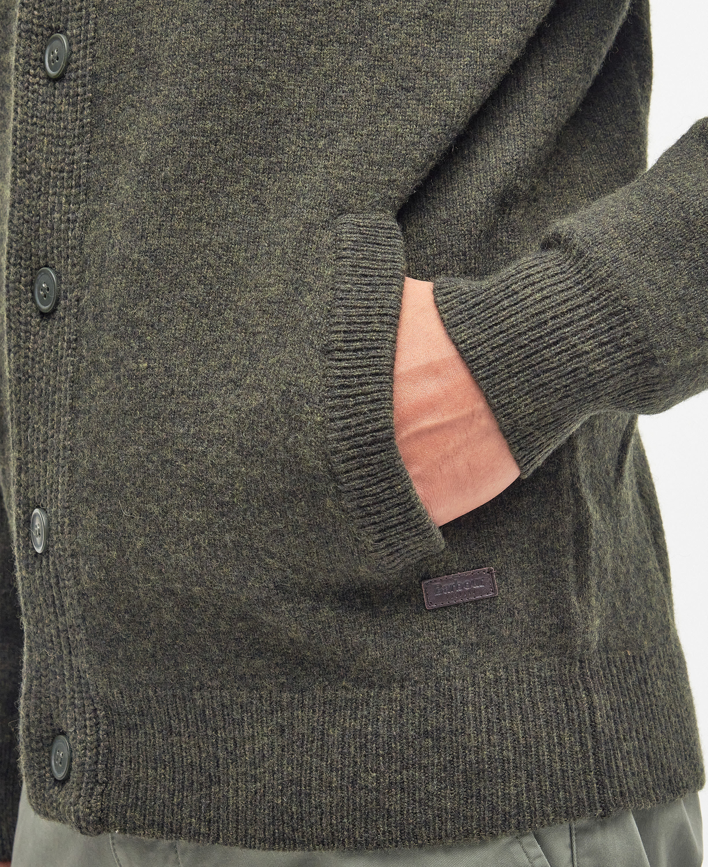 Essential Elbow-Patch Cardigan