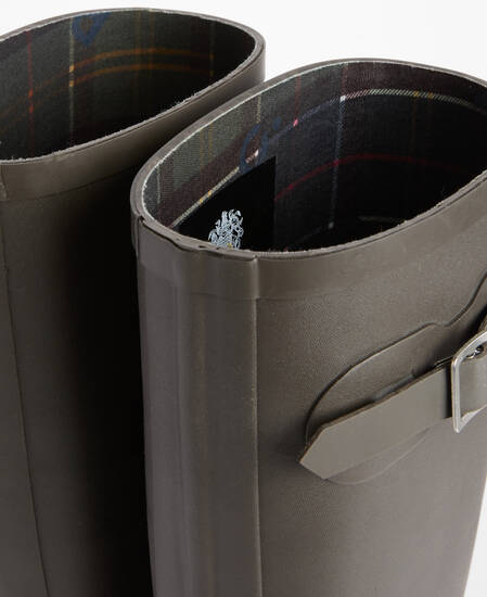 Barbour x A.P.C. Gummistiefel Damen Dark Sage
