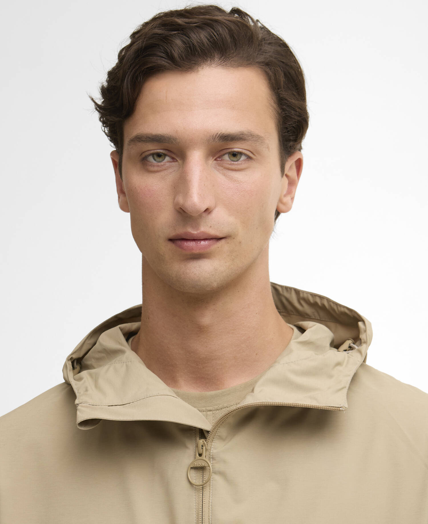 Jacke Modern Rokig Hooded Showerproof Washed Stone image number 3
