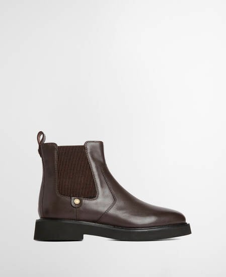 Delfine Chelsea Boots Dk Choc
