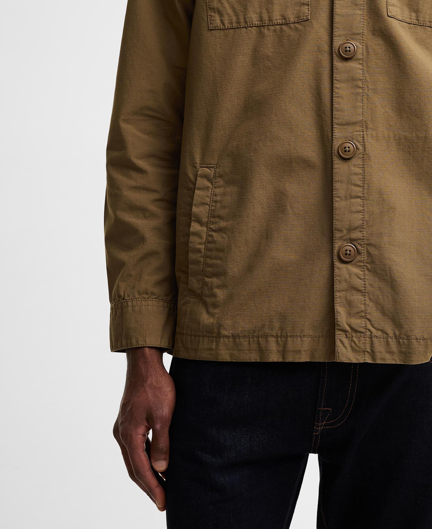 Rickfell Ripstop Overshirt Clay