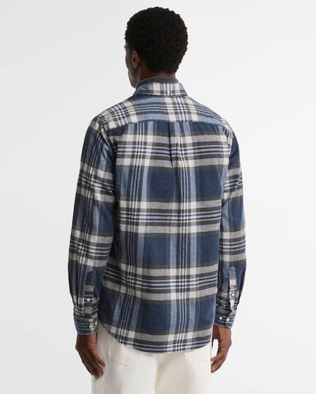 Dovedale Tailored Long-Sleeved Shirt Grey Marl