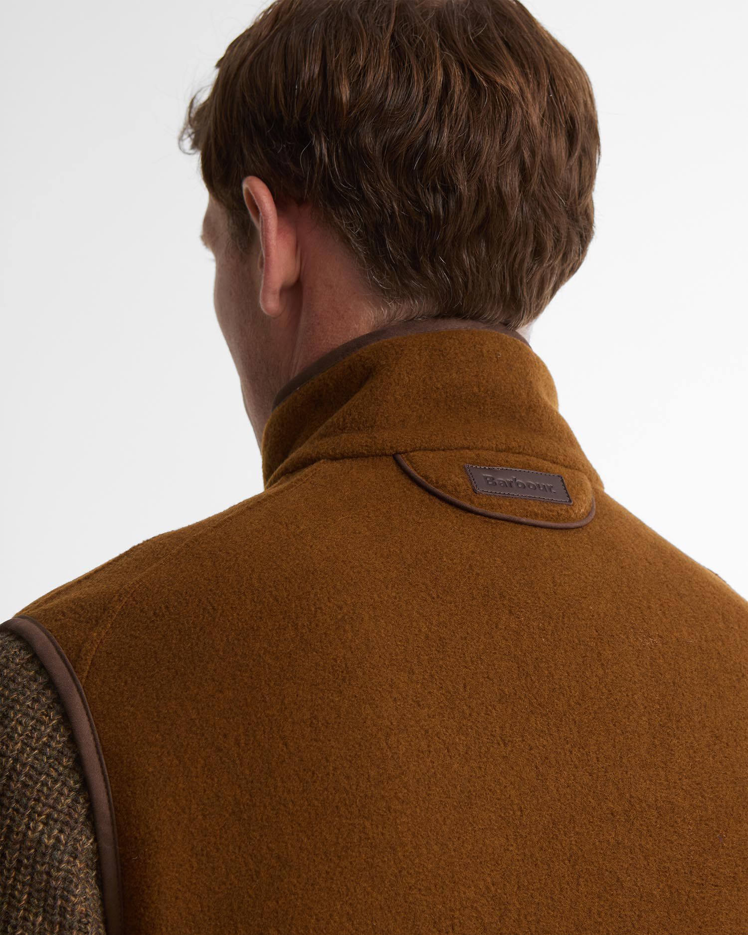 Langdale Fleece Gilet Rust Brown